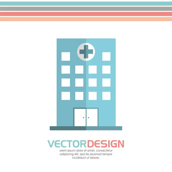 의료 서비스 디자인 — 스톡 벡터