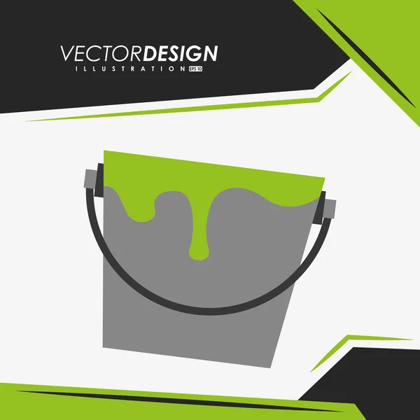 Stavební ikony designu — Stockový vektor