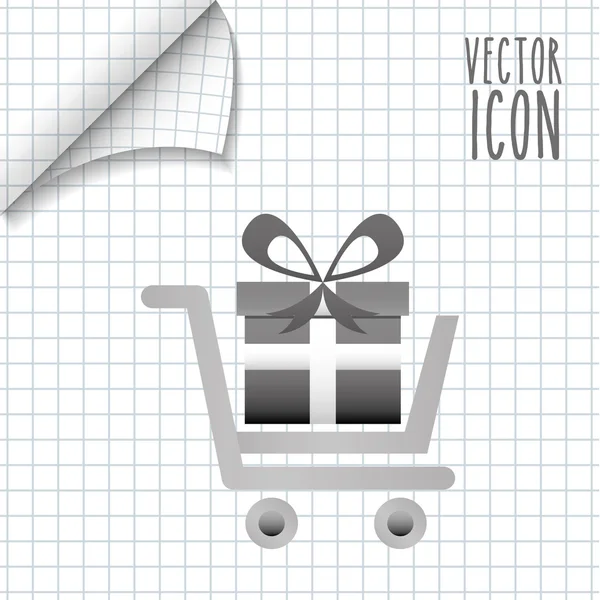 Design icona del commercio — Vettoriale Stock