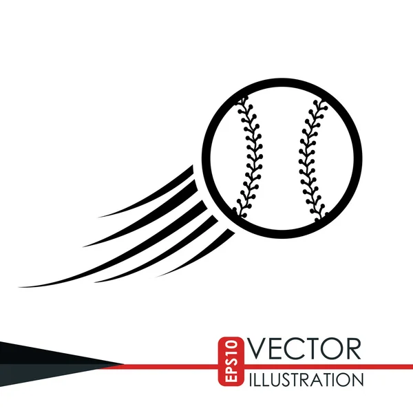 Design der Baseball-Ikone — Stockvektor