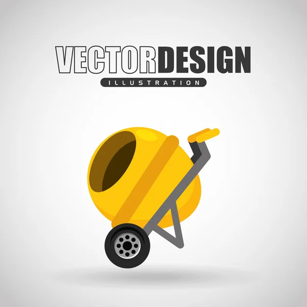 Építési ikon tervezés — Stock Vector