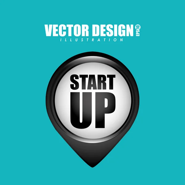 Design icona start-up — Vettoriale Stock