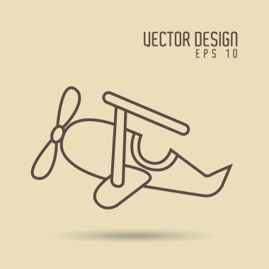 çizilmiş uçak tasarım