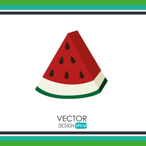 Diseño de fruta fresca — Vector de stock