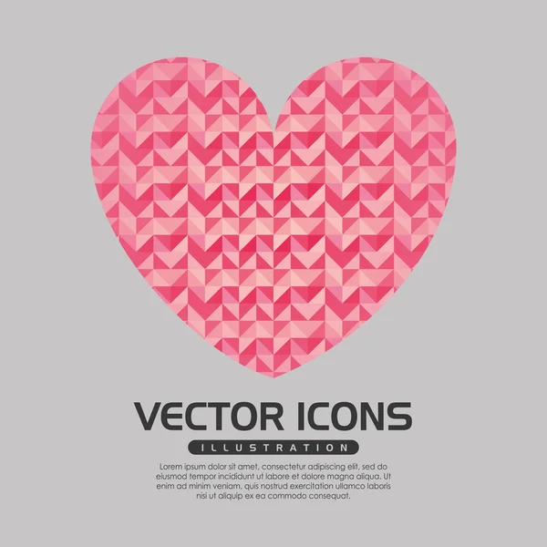 Diseño de tarjeta de amor — Vector de stock