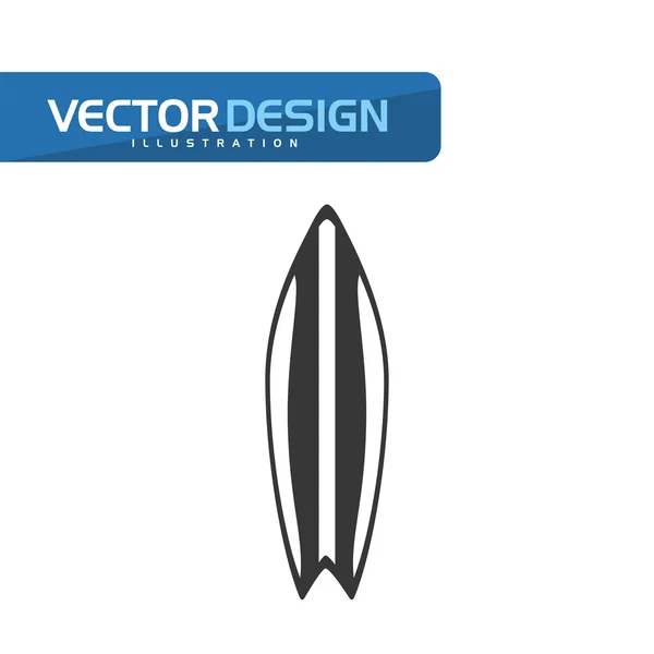 Design conceito de praia — Vetor de Stock