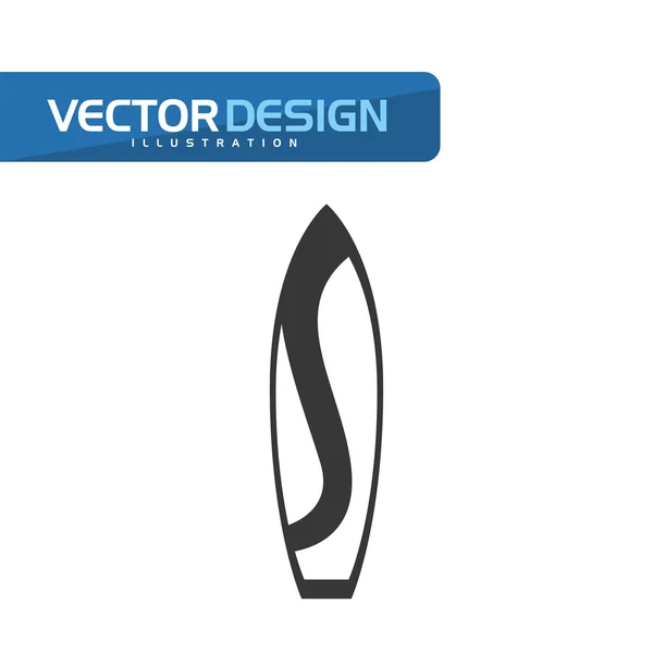 Design conceito de praia — Vetor de Stock