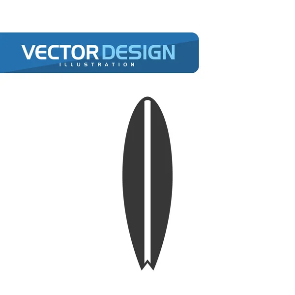 Diseño de concepto de playa — Vector de stock