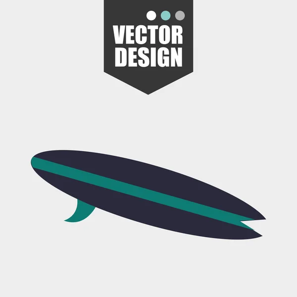 Design conceito de praia — Vetor de Stock