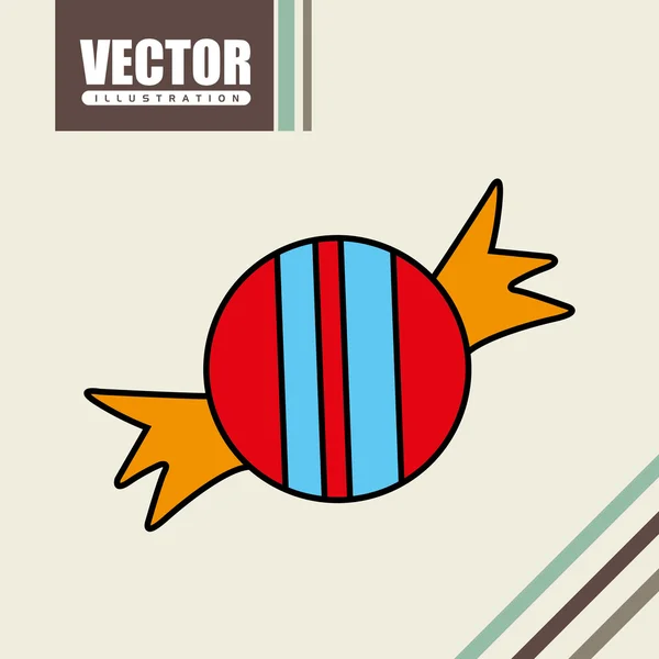 Candy icon design — Stock Vector
