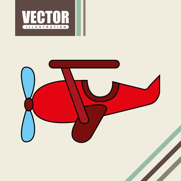 Дизайн самолета — стоковый вектор