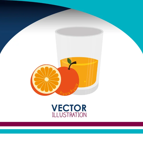 Vers fruit ontwerp — Stockvector