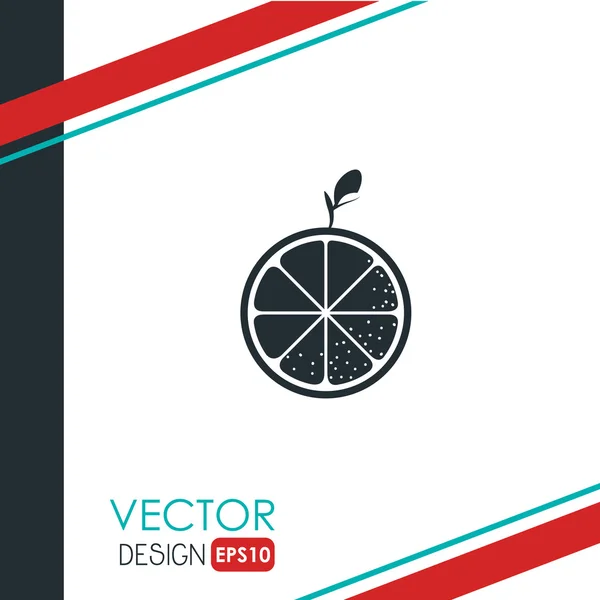 Čerstvé ovoce design — Stockový vektor