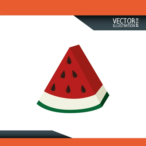 Design della frutta fresca — Vettoriale Stock