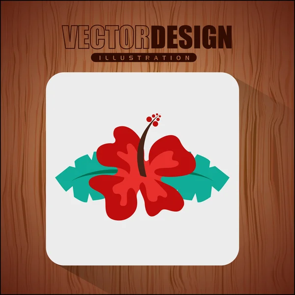 Pláž koncepce designu — Stockový vektor
