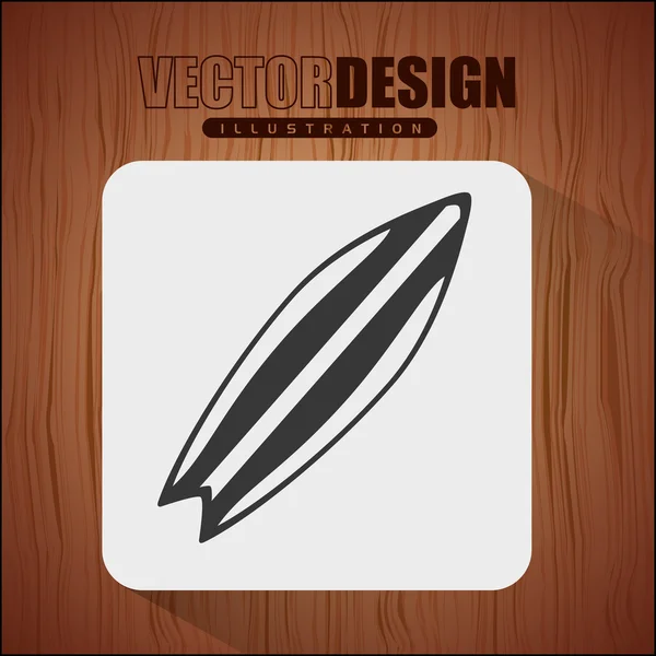 Design conceito de praia — Vetor de Stock