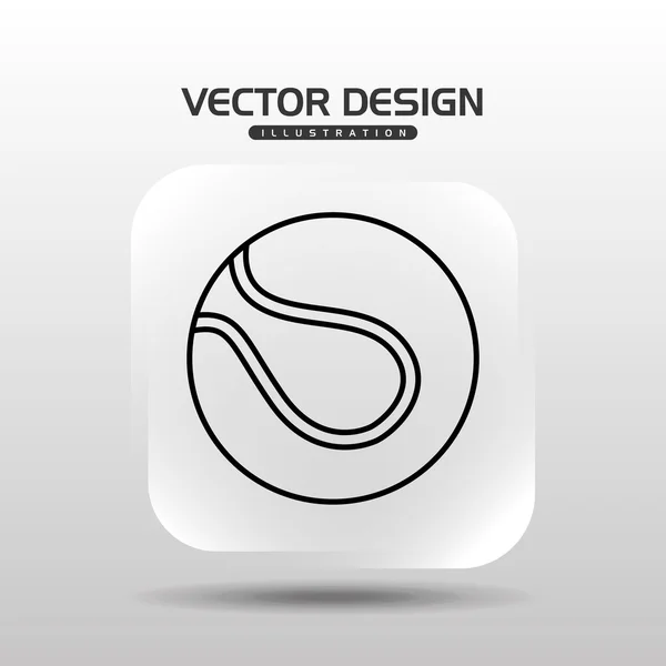 Sport pictogram ontwerp — Stockvector