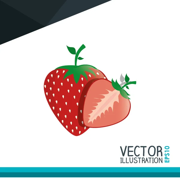 Diseño de fruta fresca — Vector de stock