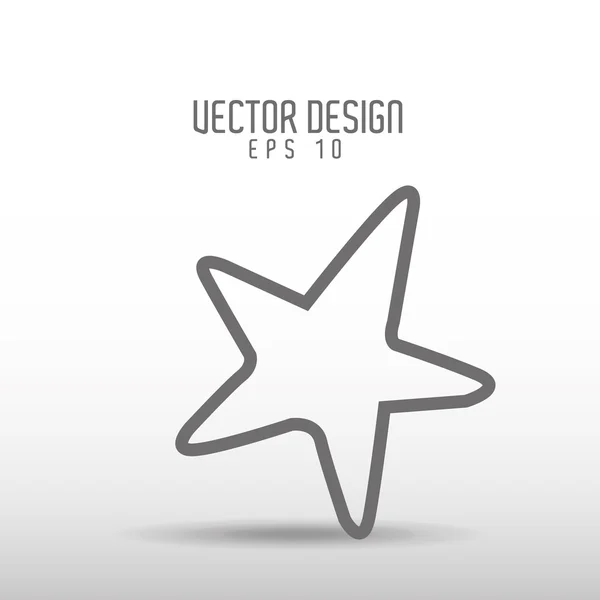 Sky nakreslena ikonu design — Stockový vektor