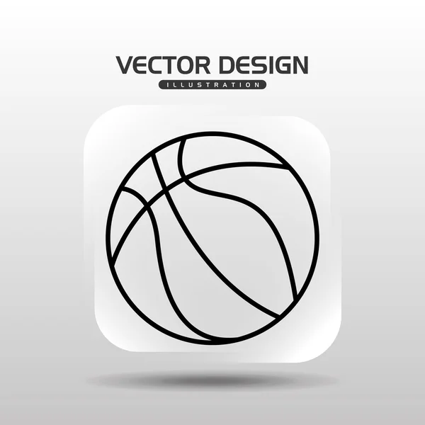 Design icône sport — Image vectorielle