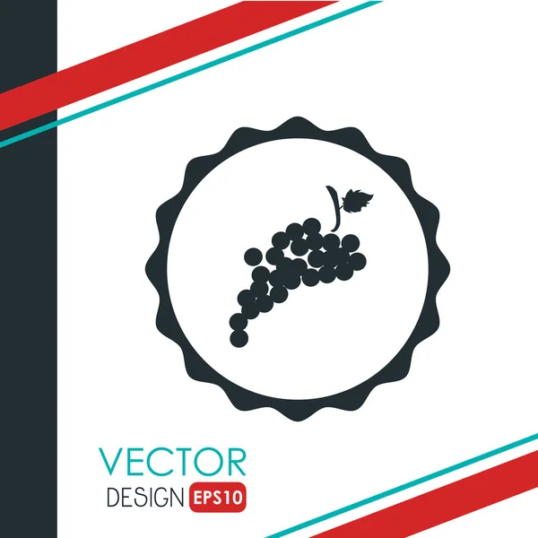 Friss gyümölcs design — Stock Vector
