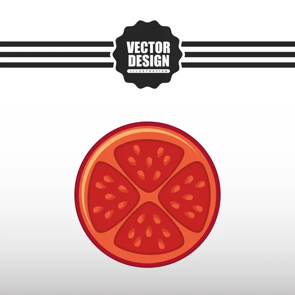 Delicioso design de pizza — Vetor de Stock