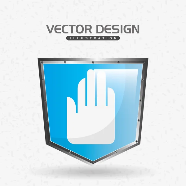 Proporciona diseño de manos — Vector de stock