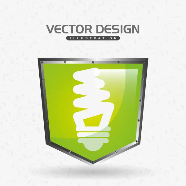 Design de ícone escudo — Vetor de Stock