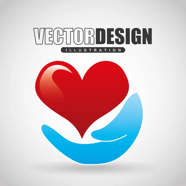 Provisões mãos design — Vetor de Stock