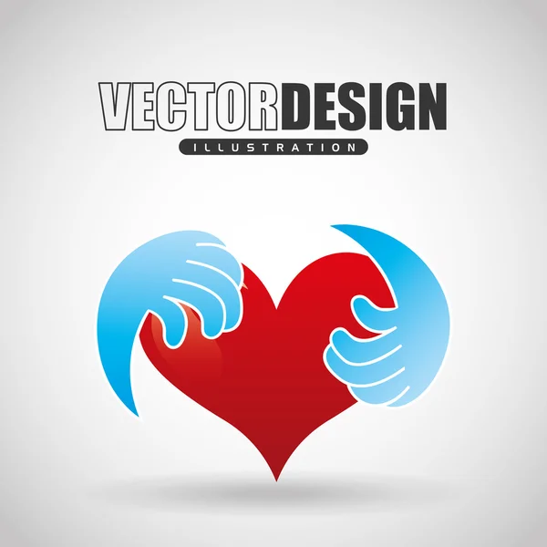 Provisões mãos design — Vetor de Stock