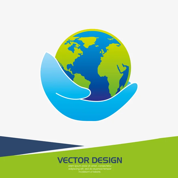 Provisões mãos design — Vetor de Stock