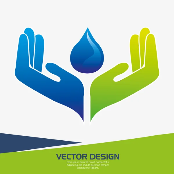 Providings hands design — Stock Vector