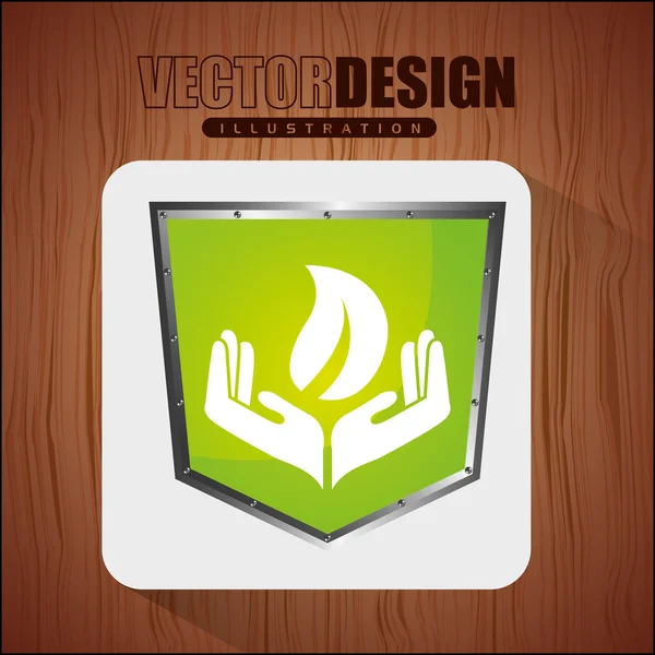 Proporciona diseño de manos — Vector de stock