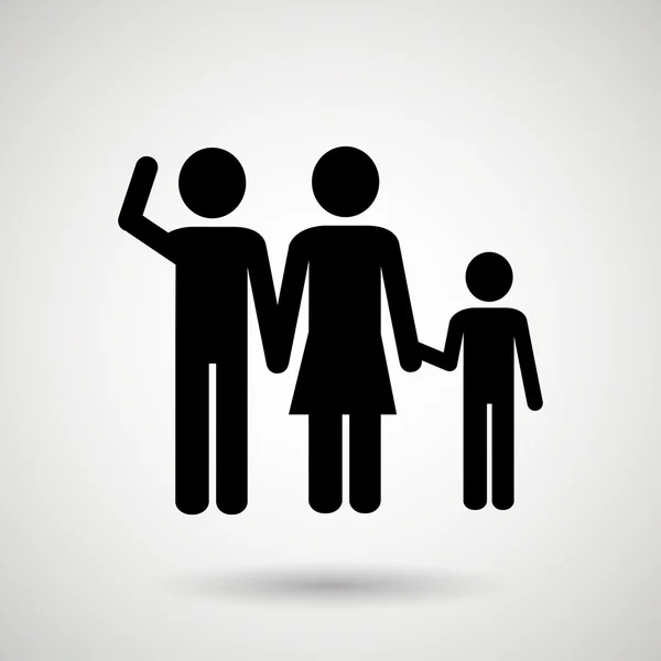 Membres de la famille design — Image vectorielle