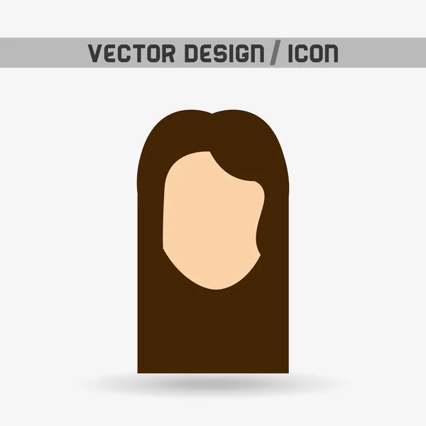 Diseño del perfil de usuario — Vector de stock