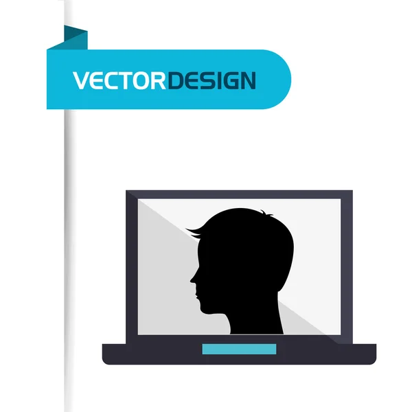 Computer hardware design — Stock vektor