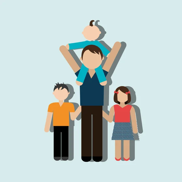 Μέλη του οικογενειακού σχεδιασμού — Διανυσματικό Αρχείο