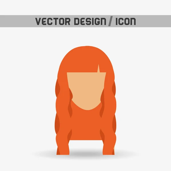 Diseño del perfil de usuario — Vector de stock