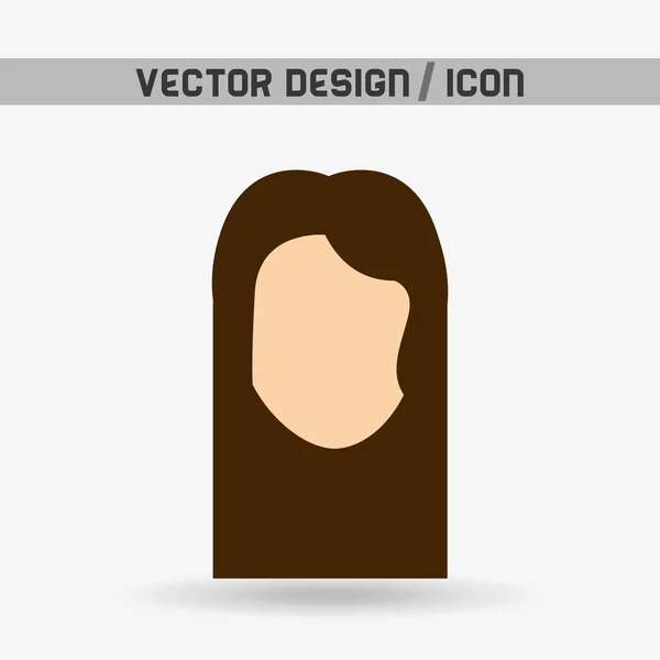 Design de perfil de usuário — Vetor de Stock