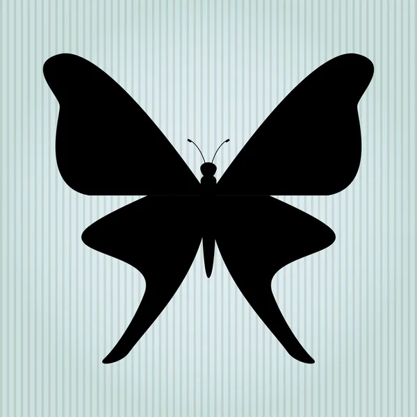 Schmetterling isoliertes Design — Stockvektor
