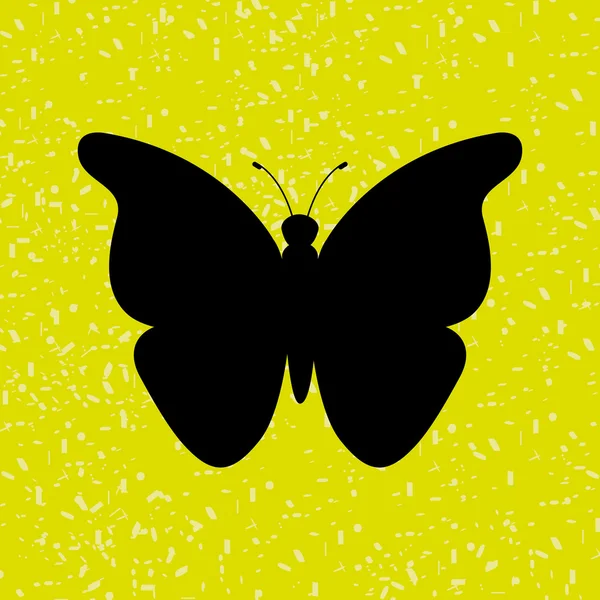 Conception isolée papillon — Image vectorielle