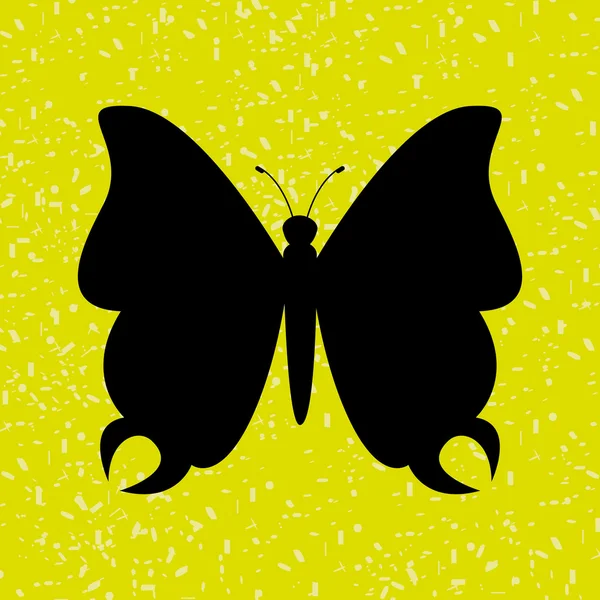 Mariposa diseño aislado — Vector de stock