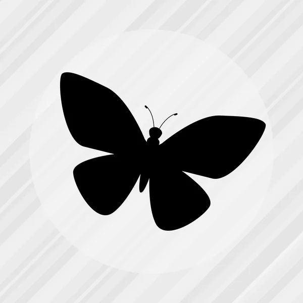 Farfalla design isolato — Vettoriale Stock