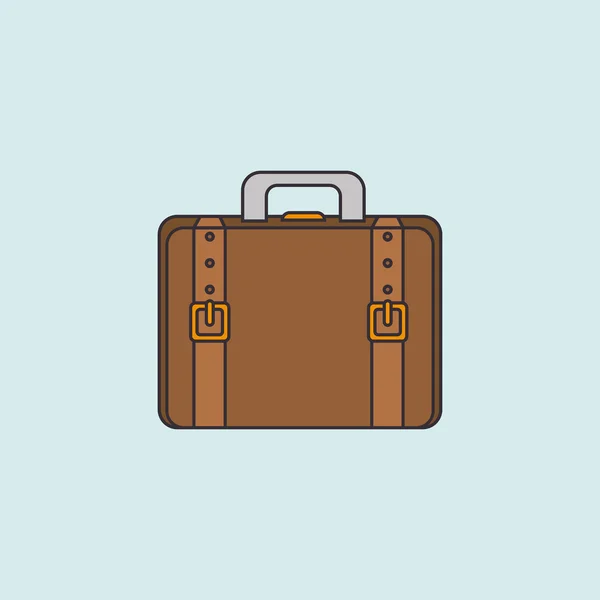 スーツケースのアイコン デザイン — ストックベクタ