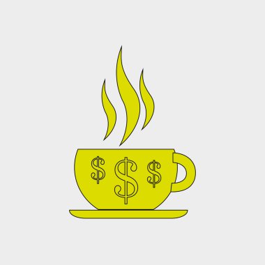 kahve para tasarımdır