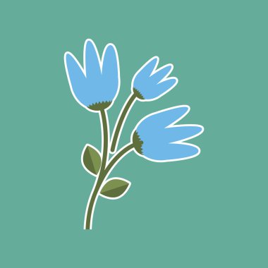 çiçekli kart tasarımı