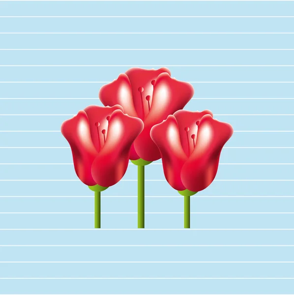 Design de cartão floral — Vetor de Stock