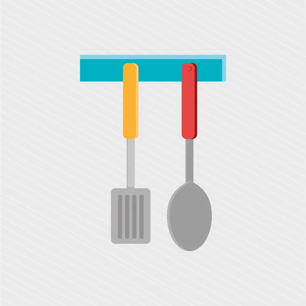 Kök utencils design — Stock vektor