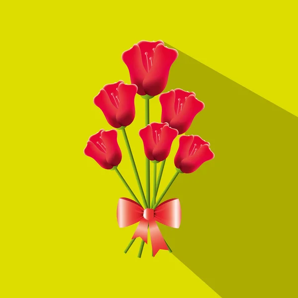 Design de cartão floral —  Vetores de Stock