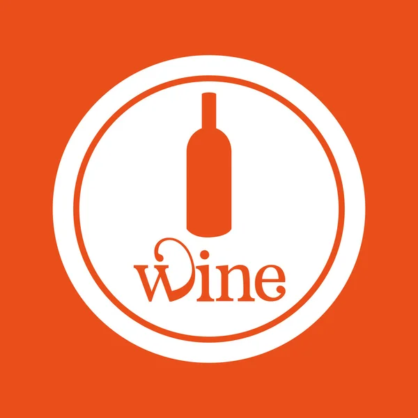 Wine icon design — Stock Vector